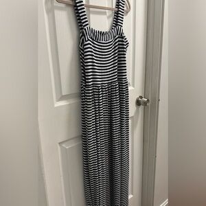 Loft striped maxi dress